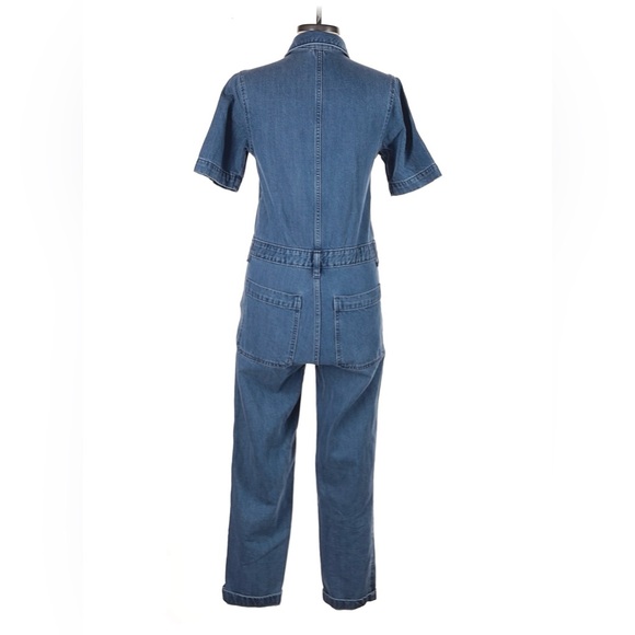 Everlane Women’s Super-Soft Denim Jean Coverall Jumpsuit in Classic Blue Size:6 - Picture 13 of 16